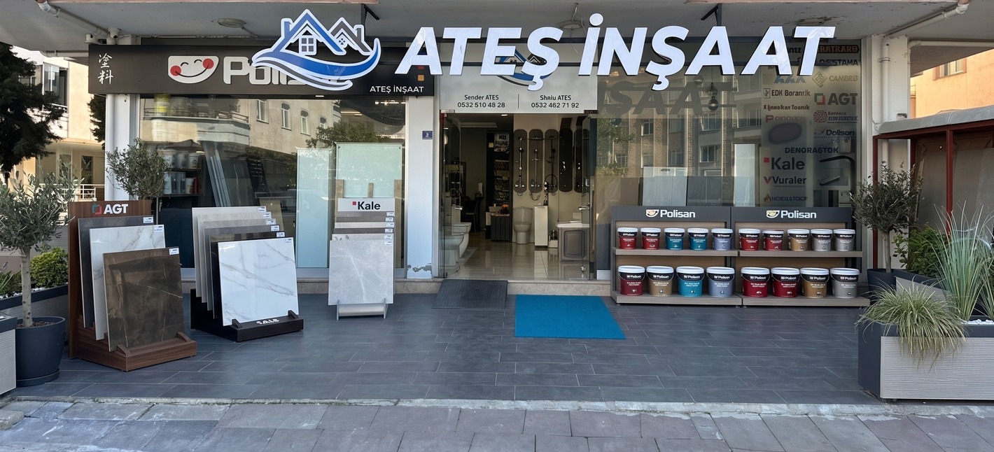 Ateş İnşaat dükkan önü — Ordu